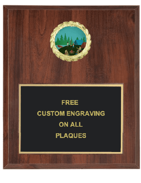 Camping Insert Plaque