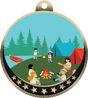 Camping Insert Medal
