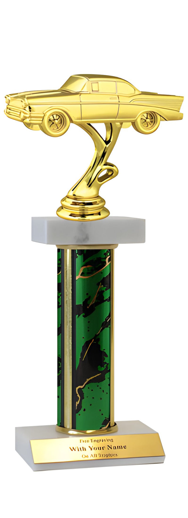 57 Chevy Deluxe Double Marble Trophy