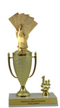 Cards / Poker 1st, 2nd and 3rd Place Award Cup Trophy