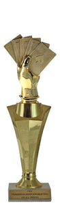 Cards / Poker Star Column Trophy