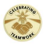 Celebrate Teamwork Medal Insert (Etched)