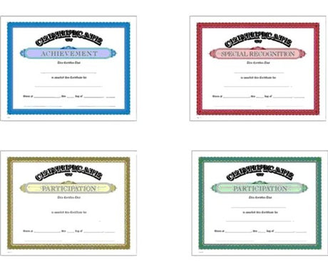 School Subject Certificate Awards