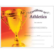 Certificate of Athletics