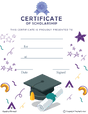 Certificate of Scholarship - Free Printable Award Template