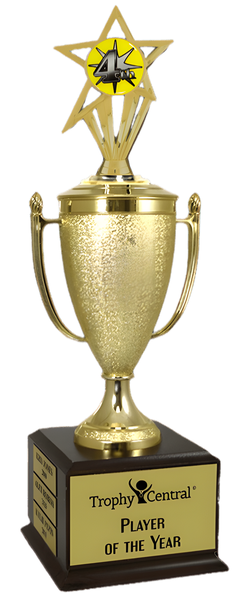 4th Place Champion's Cup Trophy with Insert