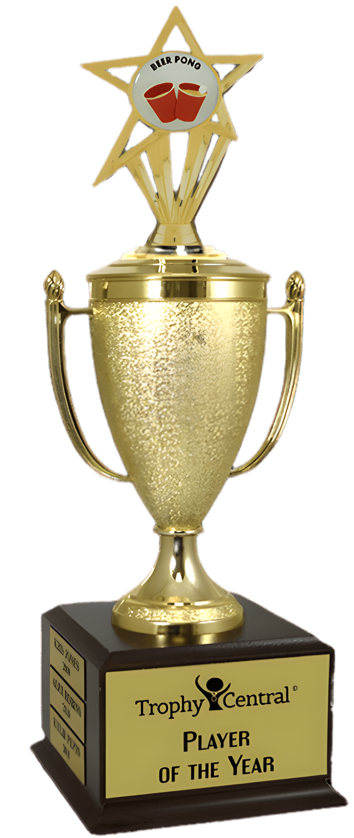 Beer Pong Champion's Cup Trophy with Insert