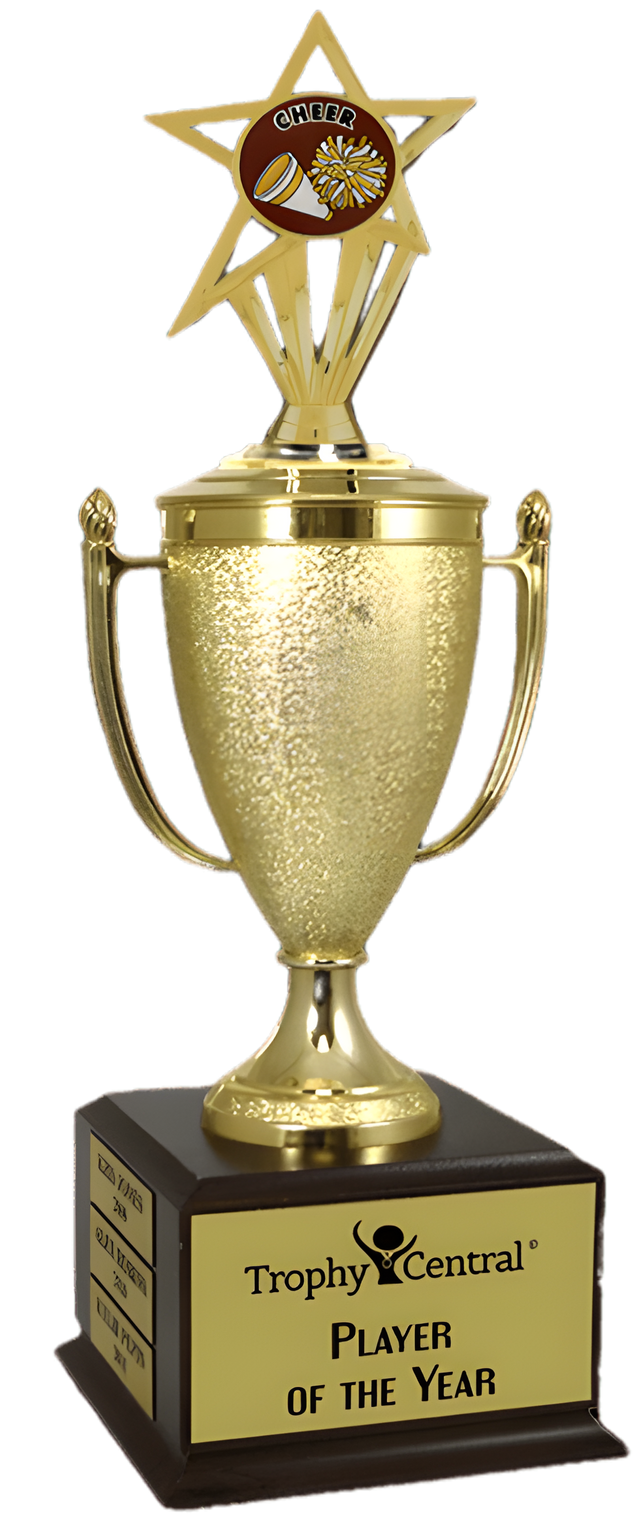 Cheerleading Champion's Cup Trophy with Insert