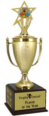 Cornhole Champion's Cup Trophy with Insert