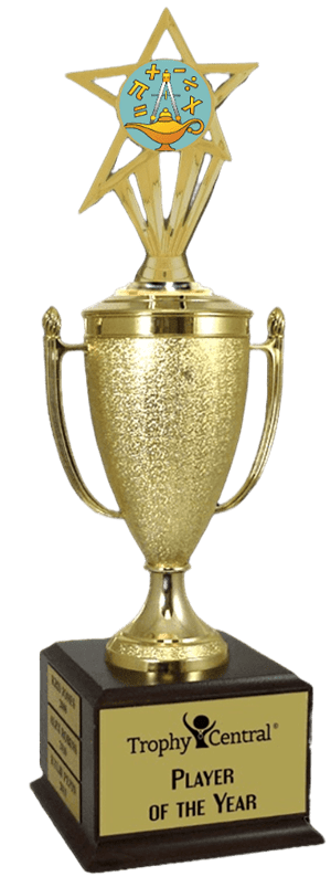Math Champion's Cup Trophy with Insert