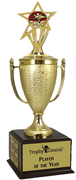Rising Star Champion's Cup Trophy with Insert