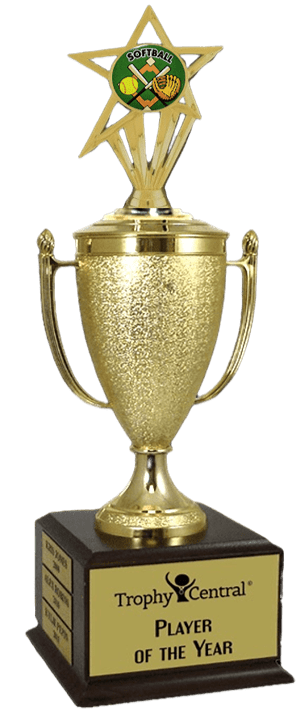 Softball Champion's Cup Trophy with Insert
