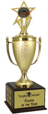 Wrestling Champion's Cup Trophy with Insert