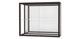 Champion Wall-Mounted Display Case w/ Mirror Back and Dark Bronze Aluminum Frame, 1 Shelf, 30"H x 36"W x 14"D