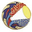 Cheerleading 2.5" Color Medal