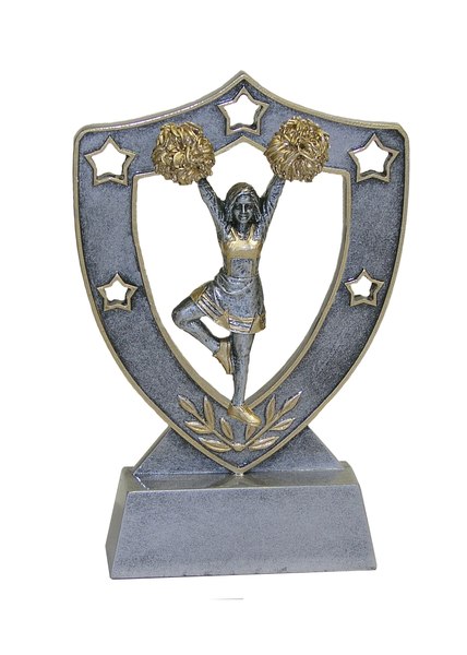 Star Shield Cheerleading Trophy