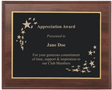 10" x 8" Cherry Award Plaque
