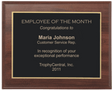 12" x 9" Cherry Award Plaque