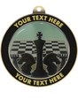 Chess Insert Medal with Personalized Rim