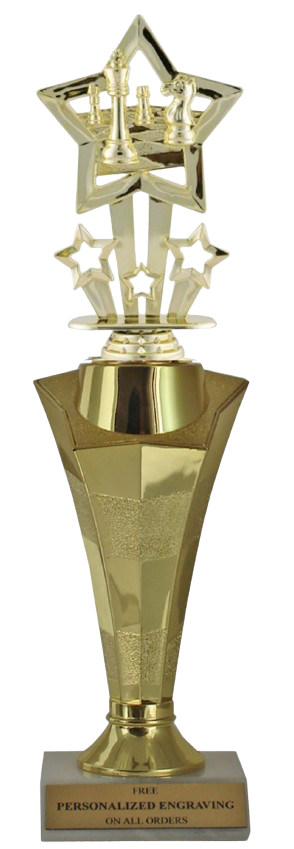 Chess Star Column Trophy