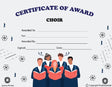 Choir Award Certificate - Free Template
