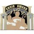 Gold Enameled Choir Award Pin