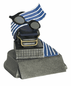 Classic Line Resin Swimming Trophy