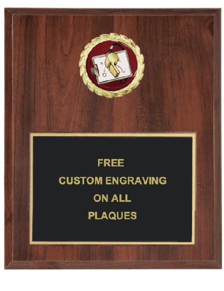 Coach Insert Plaque