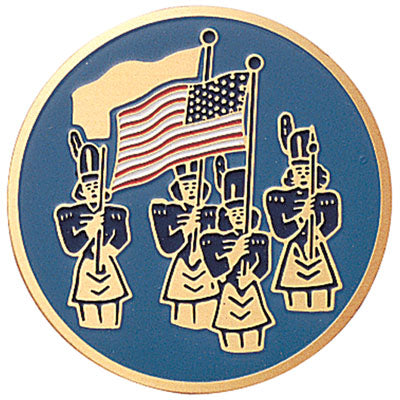 Color Guard Medal Insert (Etched)
