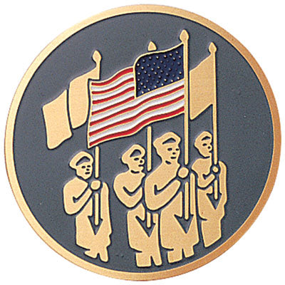 Color Guard Male Medal Insert (Etched)
