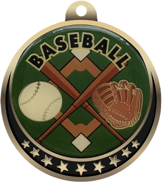 Baseball Insert Medal
