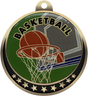 Basketball Insert Medal