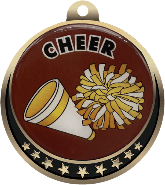 Cheerleading Insert Medal