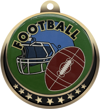 Football Insert Medal