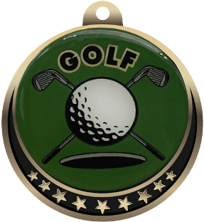 Golf Insert Medal