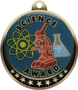 Science Insert Medal