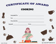 Cooking Award Certificate (Female) - Free Template