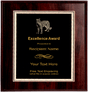 Cougar Mascot Plaque