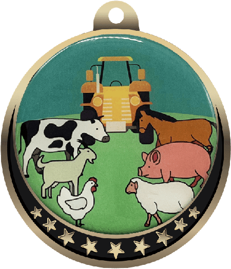County Fair Insert Medal