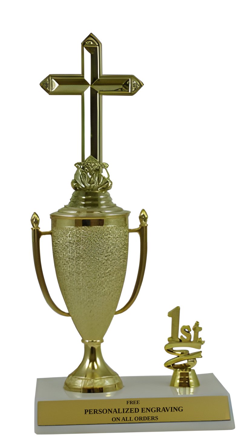 Cross 1st, 2nd and 3rd Place Award Cup Trophy