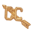 Gold Cross Country Pin