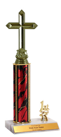 Religious Cross 1st, 2nd and 3rd Place Trophy