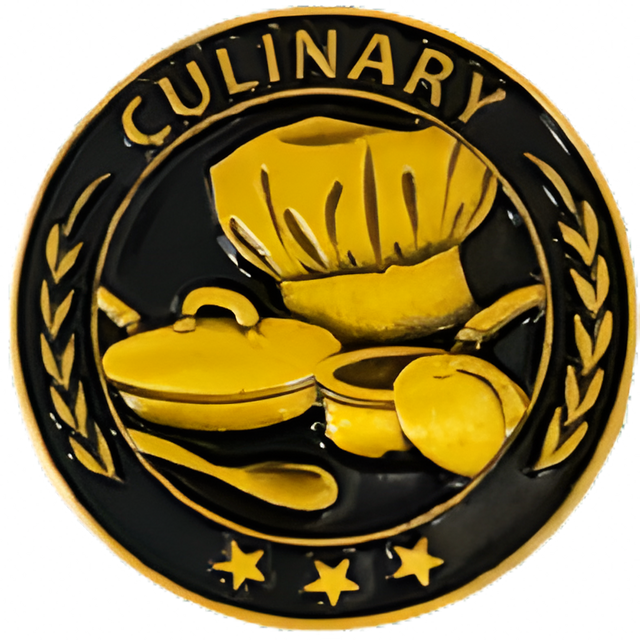 Culinary Excellence Premium Lapel Pin