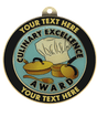 Culinary Insert Medal with Personalized Rim