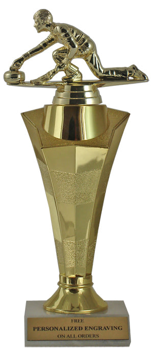 Curling Star Column Trophy
