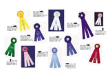 Custom 3-Streamer Rosette Ribbon