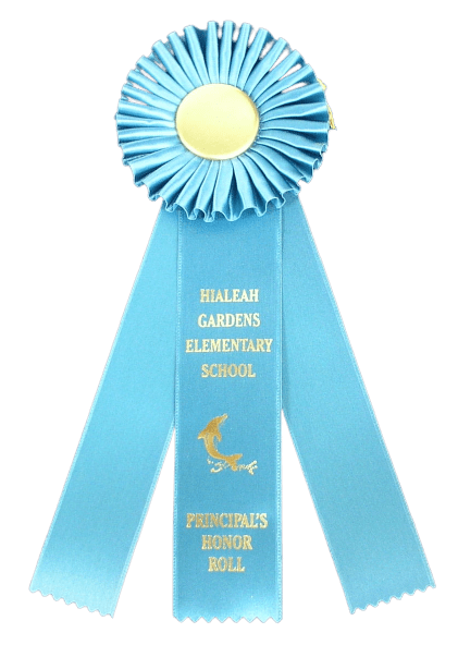 Custom 3-Streamer Rosette Ribbon