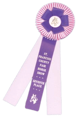 Large Custom 3-Streamer Rosette Ribbon