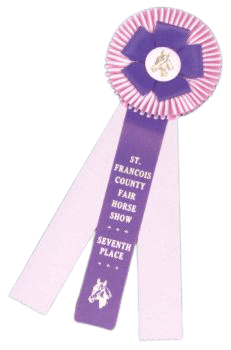 Large Custom 3-Streamer Rosette Ribbon