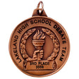 1 1/2" TCM Series Personalized Achievement Medal - Bronze